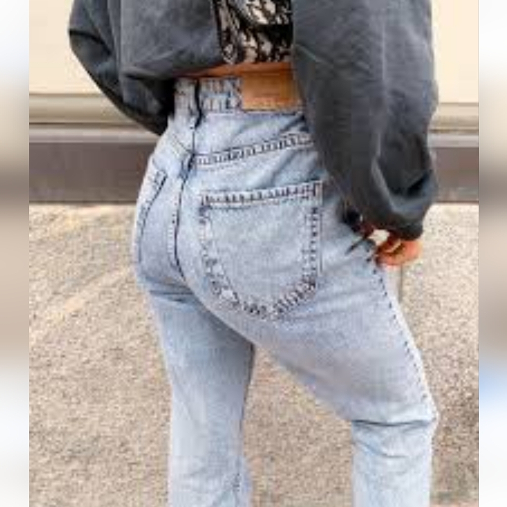 X-Ray for women Acid Light Wash Mom Jeans Size 25